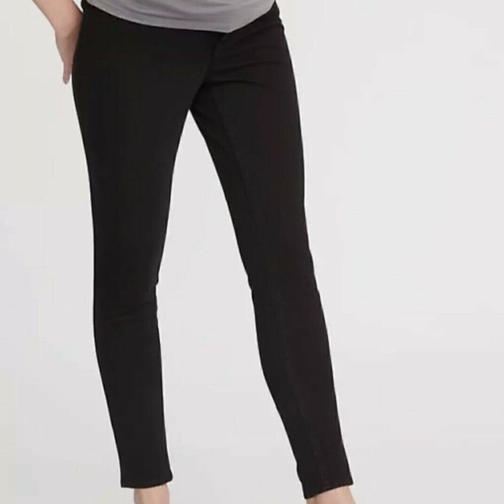 Old Navy ROCKSTAR Skinny Black Maternity Jeans Plus Size 20 Under Belly Panel